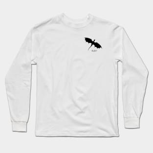 Bea DnD Flying Black Dragon Long Sleeve T-Shirt